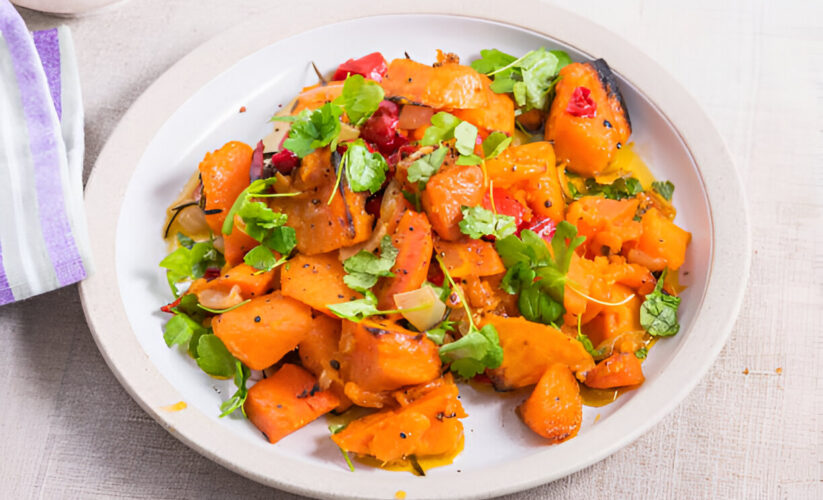 Sweet Potatoes with Coconut, Pomegranate, and Lime | Whole Living