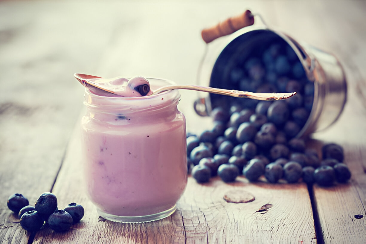 Blackberry-Yogurt Smoothies