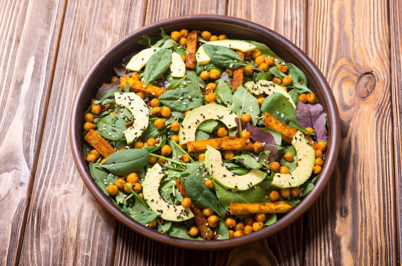 Brussels Sprout Salad with Avocado and Pumpkin Seeds