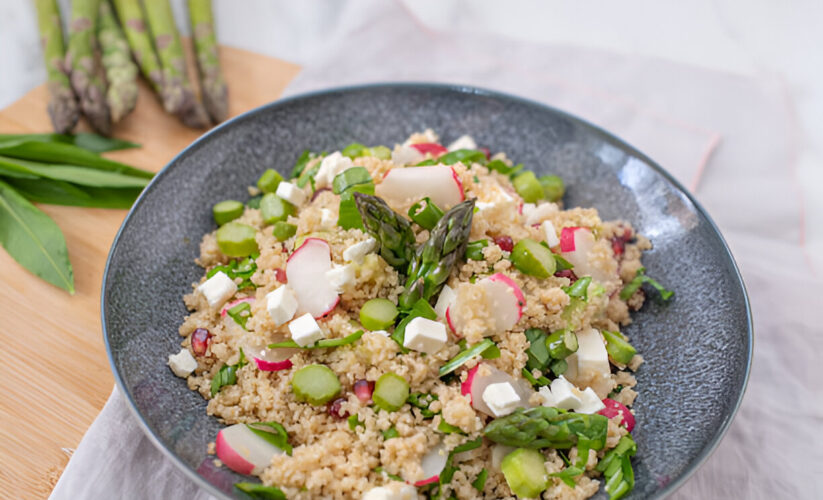 Couscous with Green and White Asparagus – Whole Living Eat Well