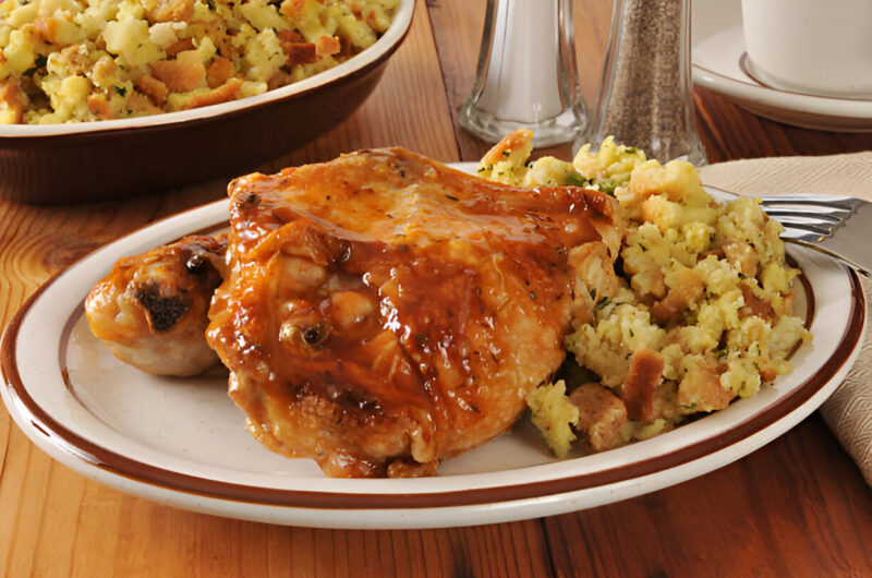 Whole-Wheat Stuffing with Turkey Sausage