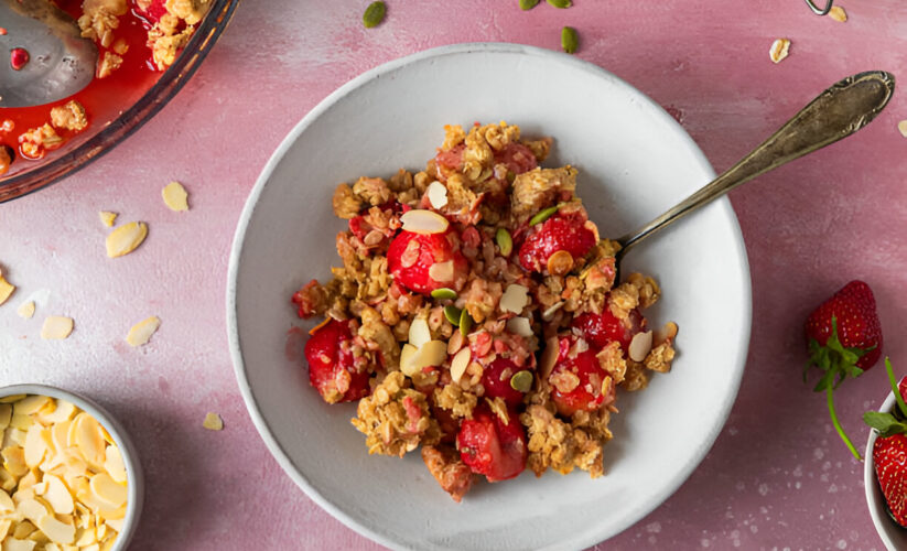 Strawberry-Rhubarb Crisp – Whole Living Eat Well