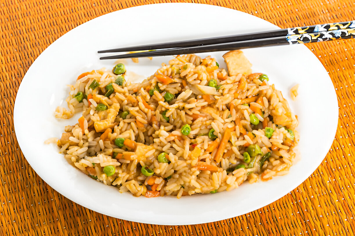 Fried Rice with Tofu and Flaxseed