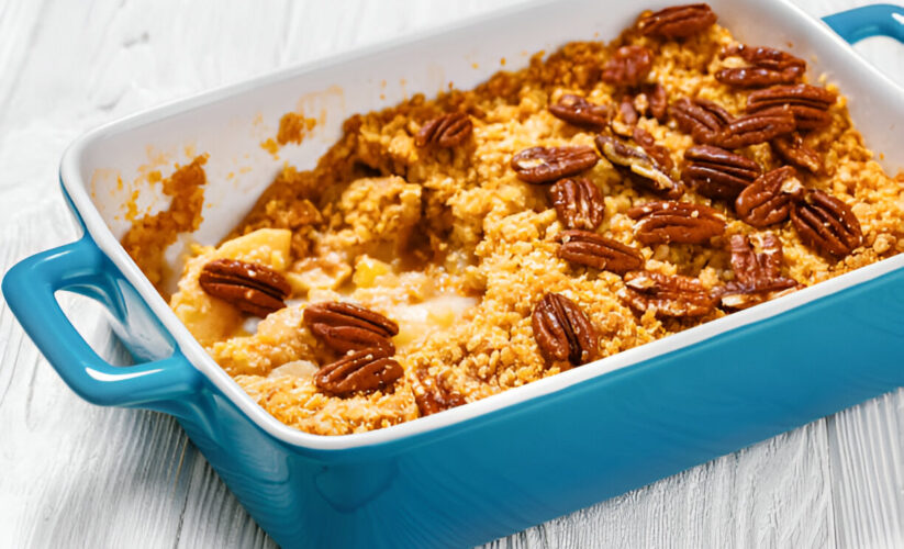 Baked Sweet Potato with Maple-Oat Crumble – Whole Living Eat Well