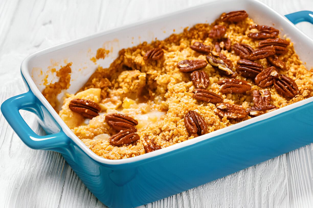 Baked Sweet Potato with Maple-Oat Crumble – Whole Living Eat Well