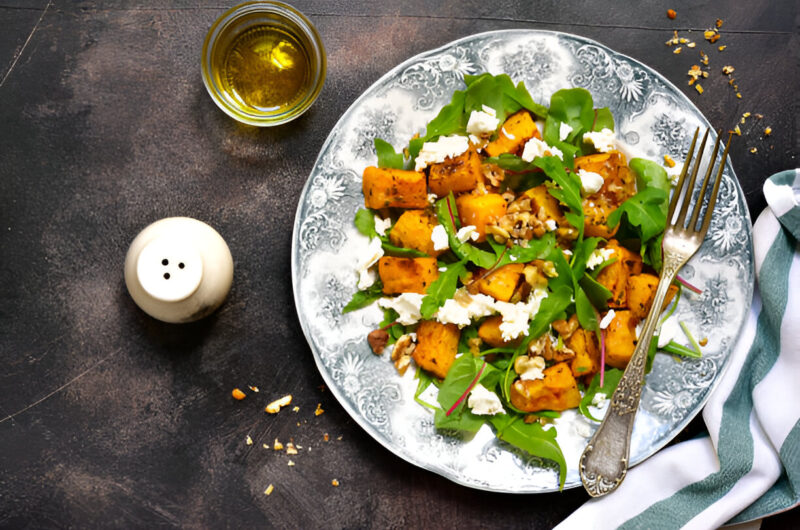 Roasted Beets on Greens