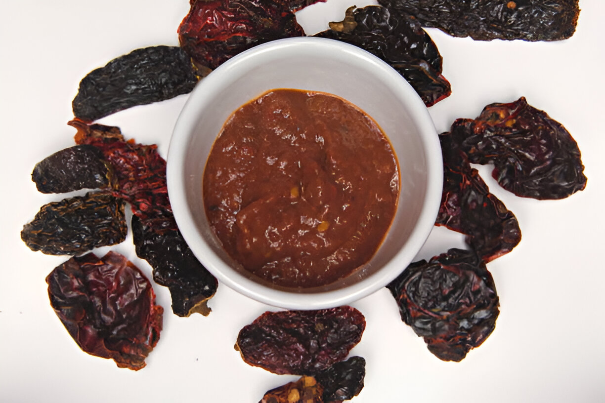 Dried Fruit with Chocolate Dipping Sauce