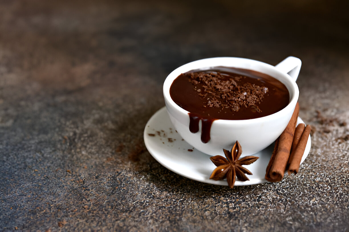 Spiced Hot Dark Chocolate