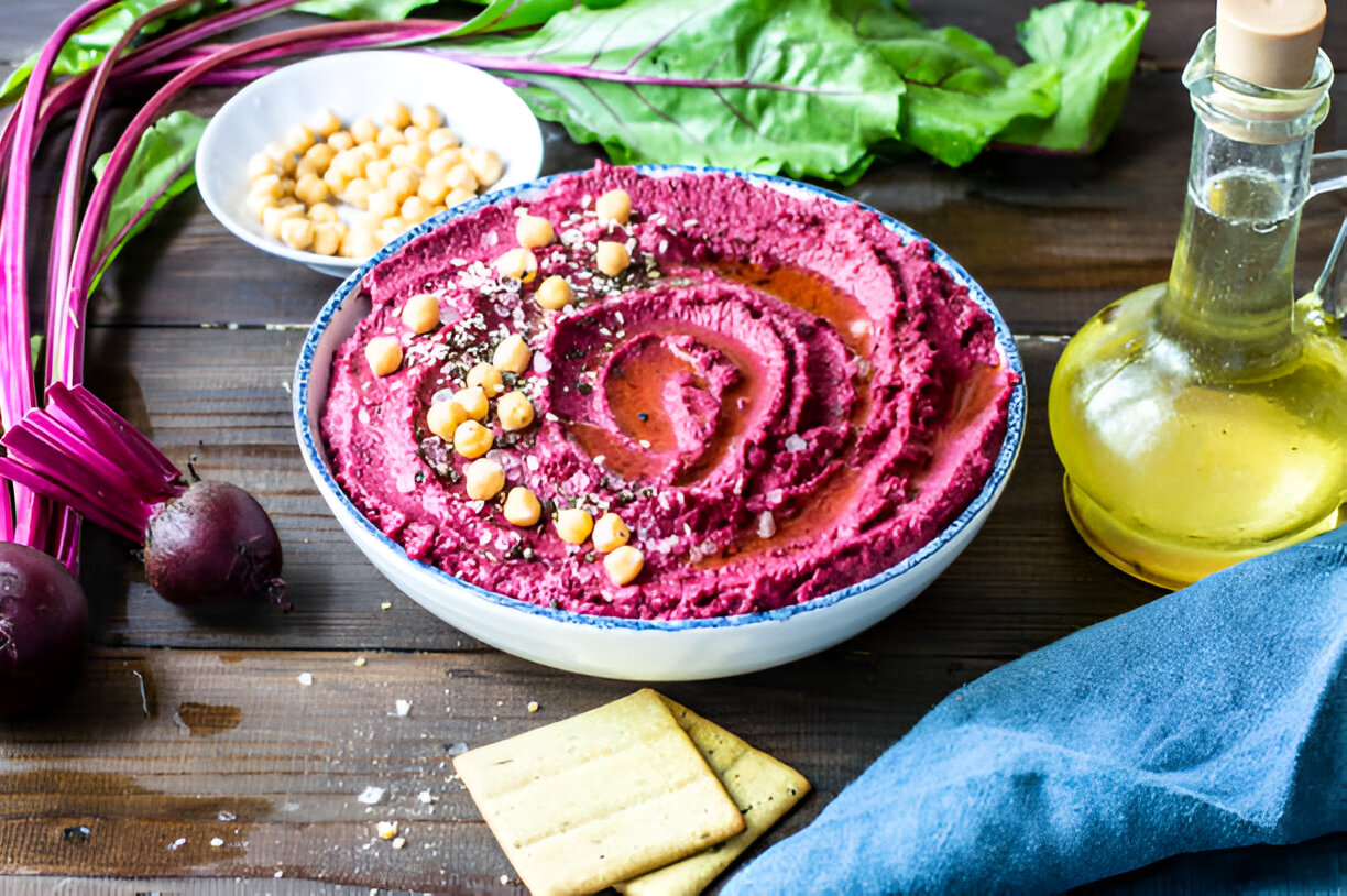 Roasted Beet Hummus | Whole Living