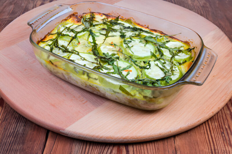 Apple Leek and Butternut Squash Gratin