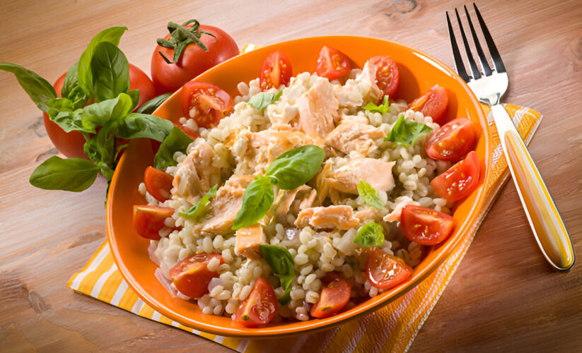 Chicken and Israeli Couscous with Tomato and Lemon | Whole Living Eat Well