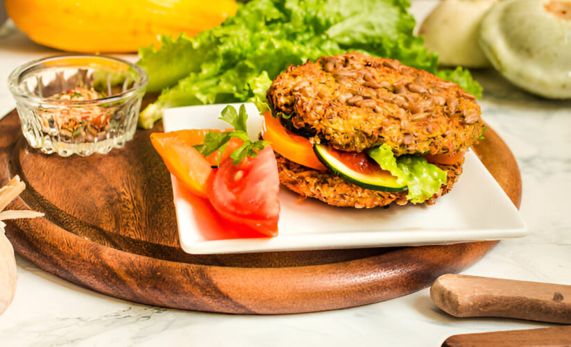 Greek-Style Quinoa Burgers- Whole Living Eat Well