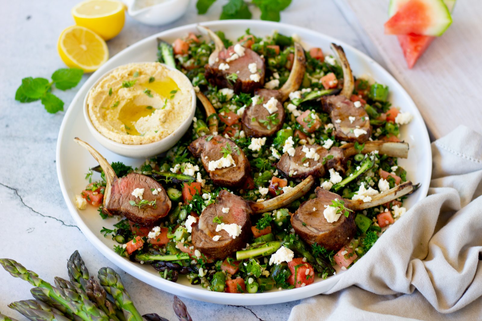 Tabbouleh with Watermelon- Whole Living Eat Well