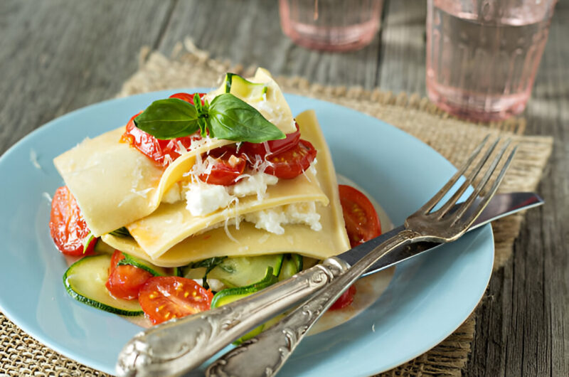 No-Bake Lasagna with Ricotta and Tomatoes