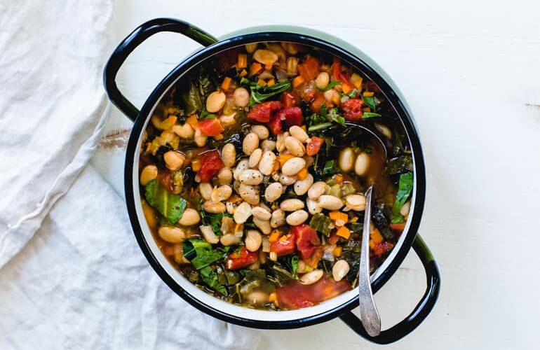 Stewed Collard Greens and White Beans | Whole Living