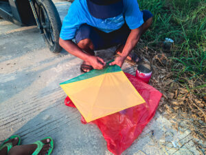 Recycled Craft Plastic Bag Kite