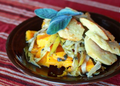 Apple, Leek, and Butternut Squash Gratin | Whole Living Eat Well