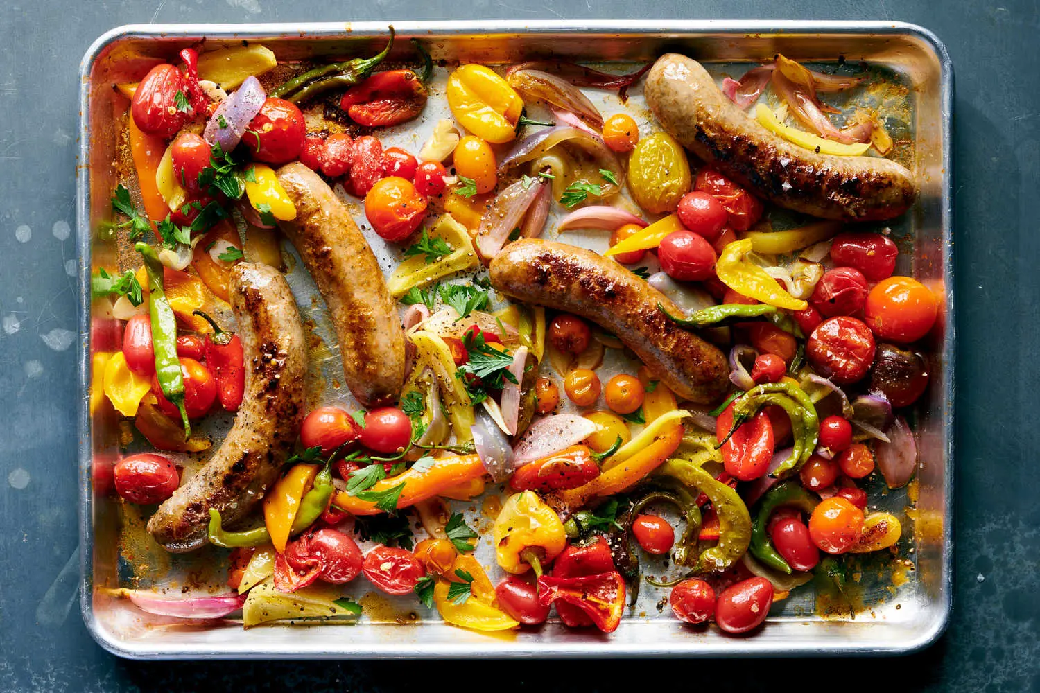 Pizza with Turkey Sausage, Orange Peppers, and Arugula – Whole Living Eat Well