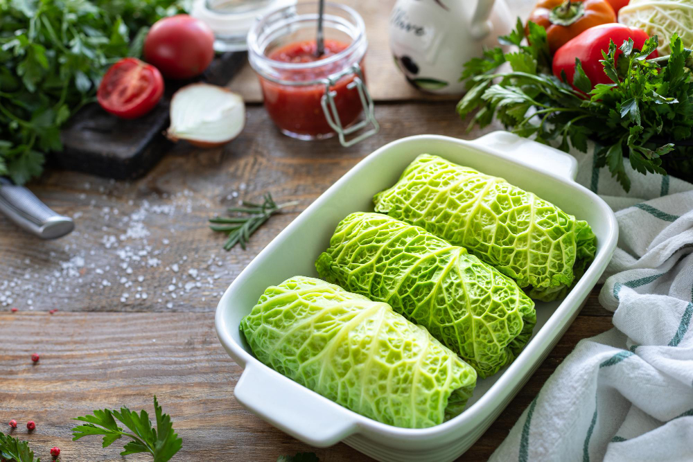 Asian Stuffed Cabbage – Whole Living Wellness