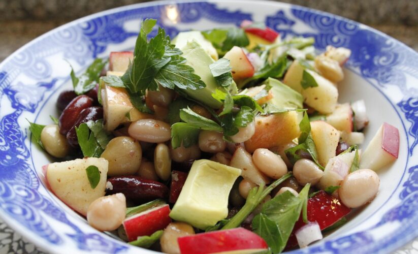 Three-Bean Salad with Honey-Mustard Vinaigrette | Whole Living Eat Well