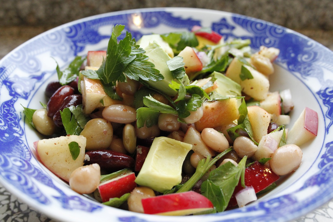 Three-Bean Salad with Honey-Mustard Vinaigrette | Whole Living Eat Well