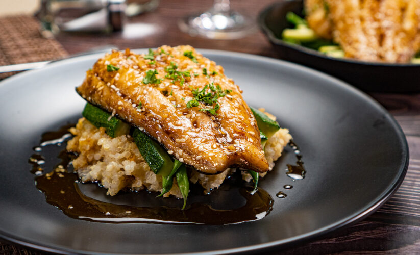 Black Cod with Quinoa and Kiwi Salsa | Whole Living Eat Well