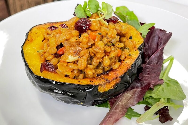 Morrocan Style Stuffed Acorn Squashes