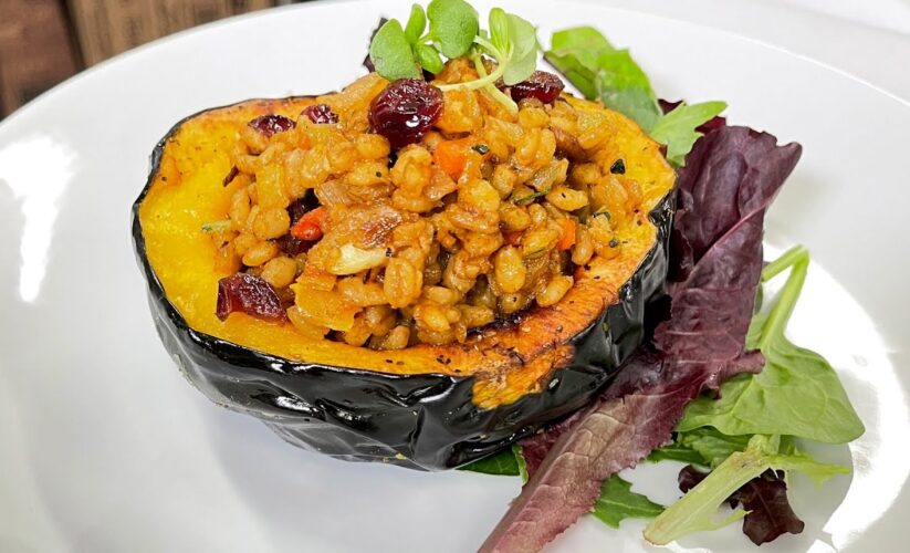 Moroccan-Style Stuffed Acorn Squashes | Whole Living Eat Well