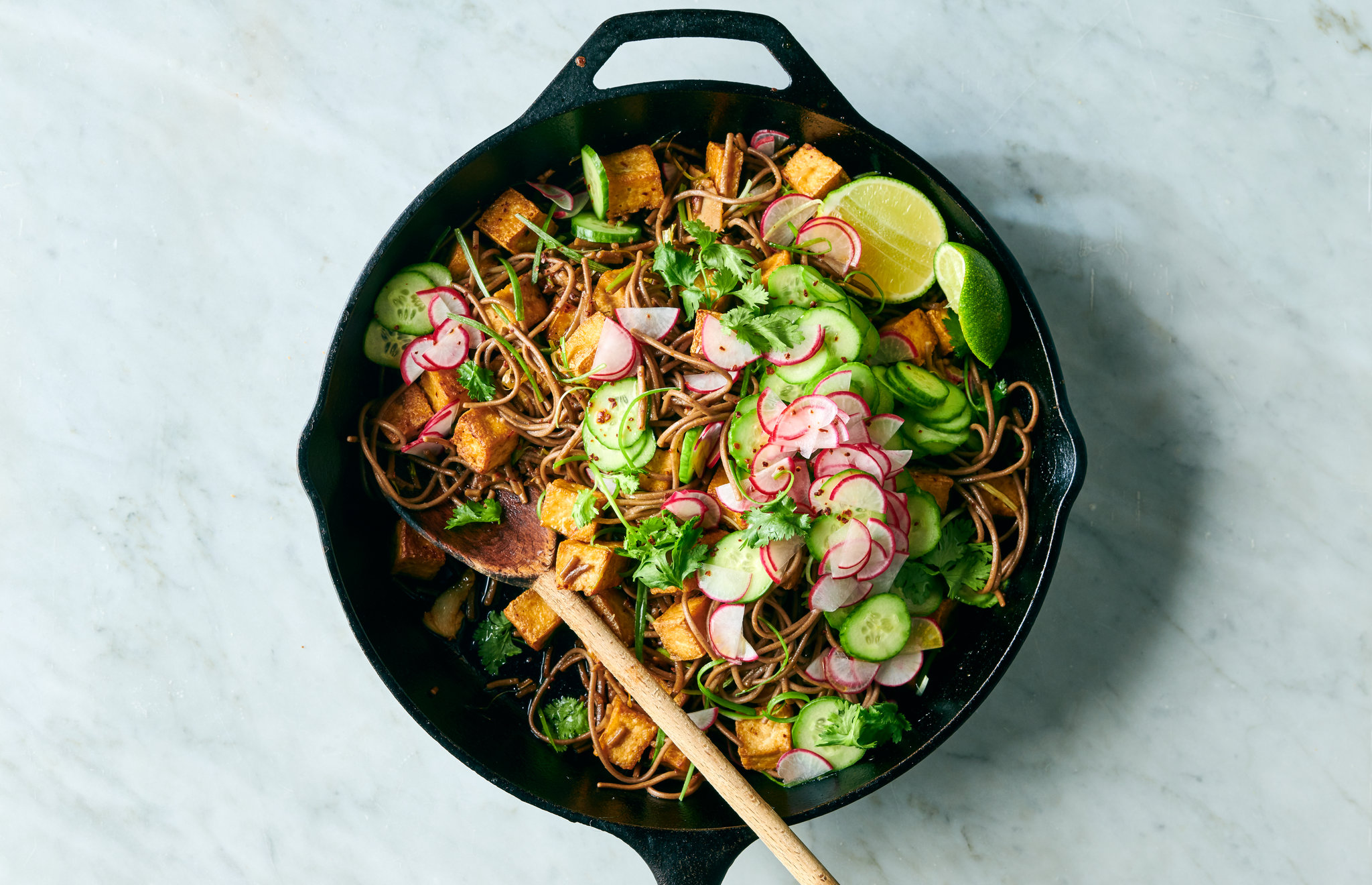 Soba, Tofu, and Vegetable Stir-Fry