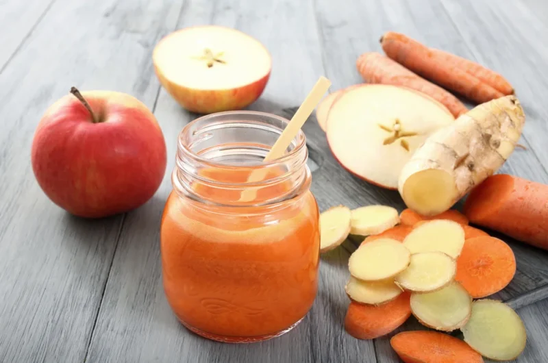 Apple, Carrot, and Ginger Smoothie