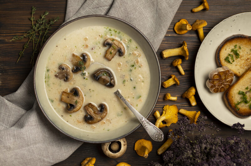 Mixed Mushroom Soup