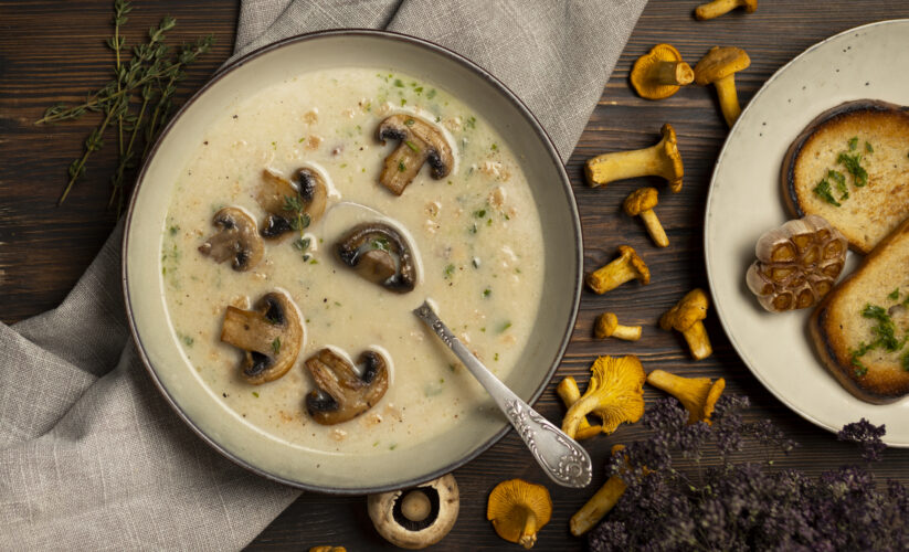 Mixed Mushroom Soup | Whole Living Eat Well