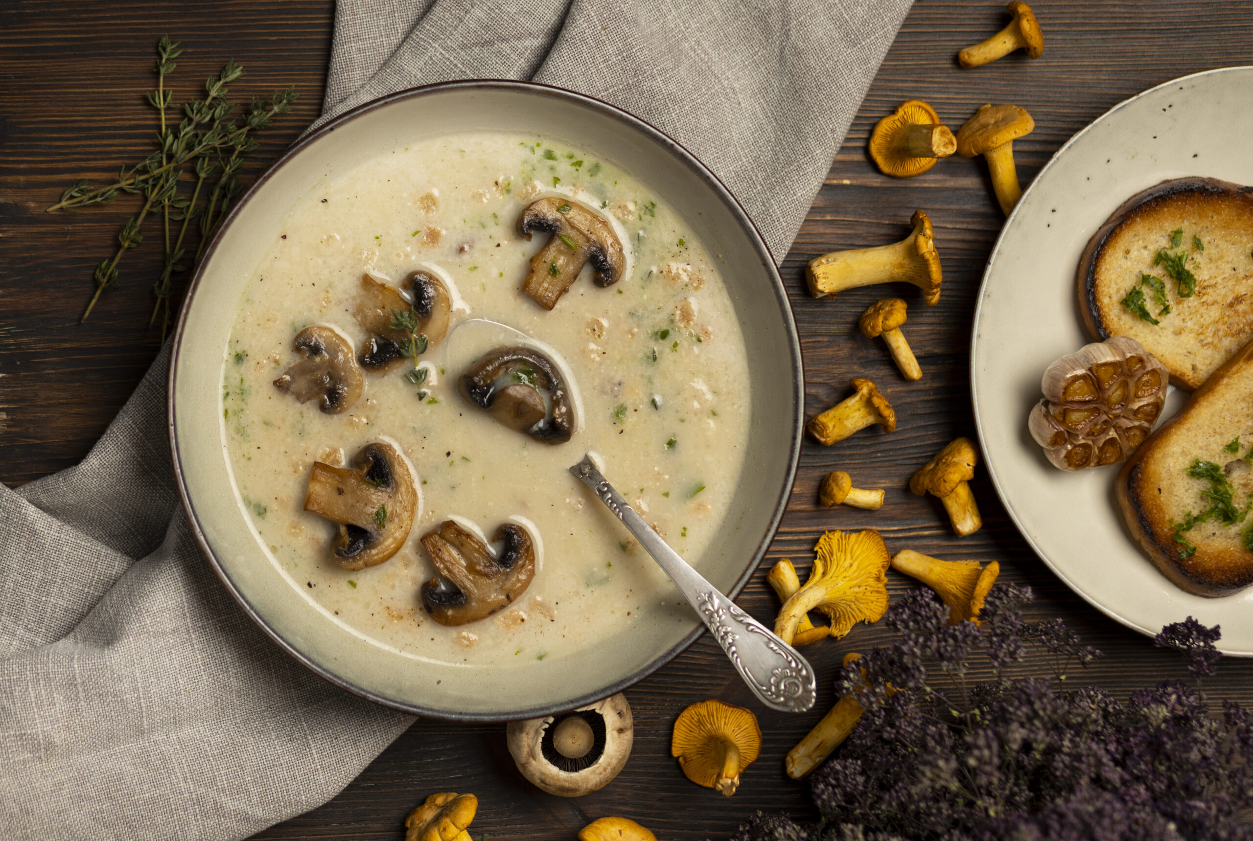 Mixed Mushroom Soup | Whole Living Eat Well