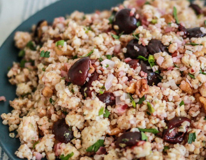 Bulgur Salad with Cherries