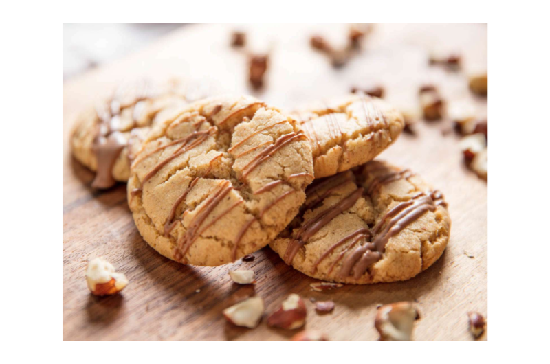 Hazelnut-Vanilla Shortbread Cookies