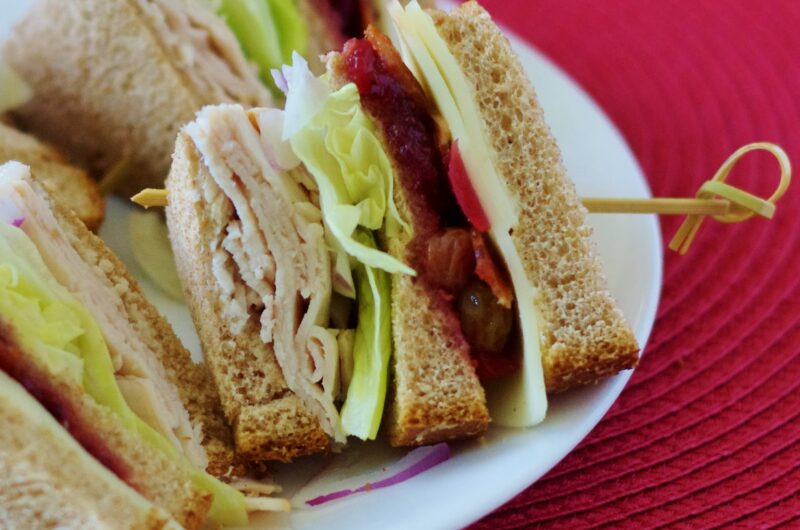 Turkey Sandwich with Cherry Compote