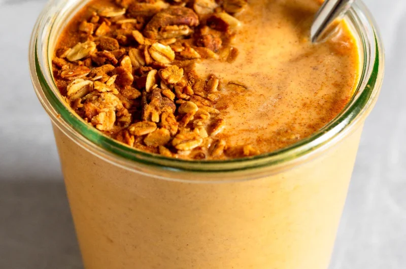 Sweet Potato Smoothie with Banana and Almond Milk