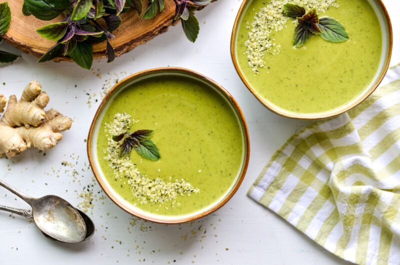 Zucchini and Basil Soup