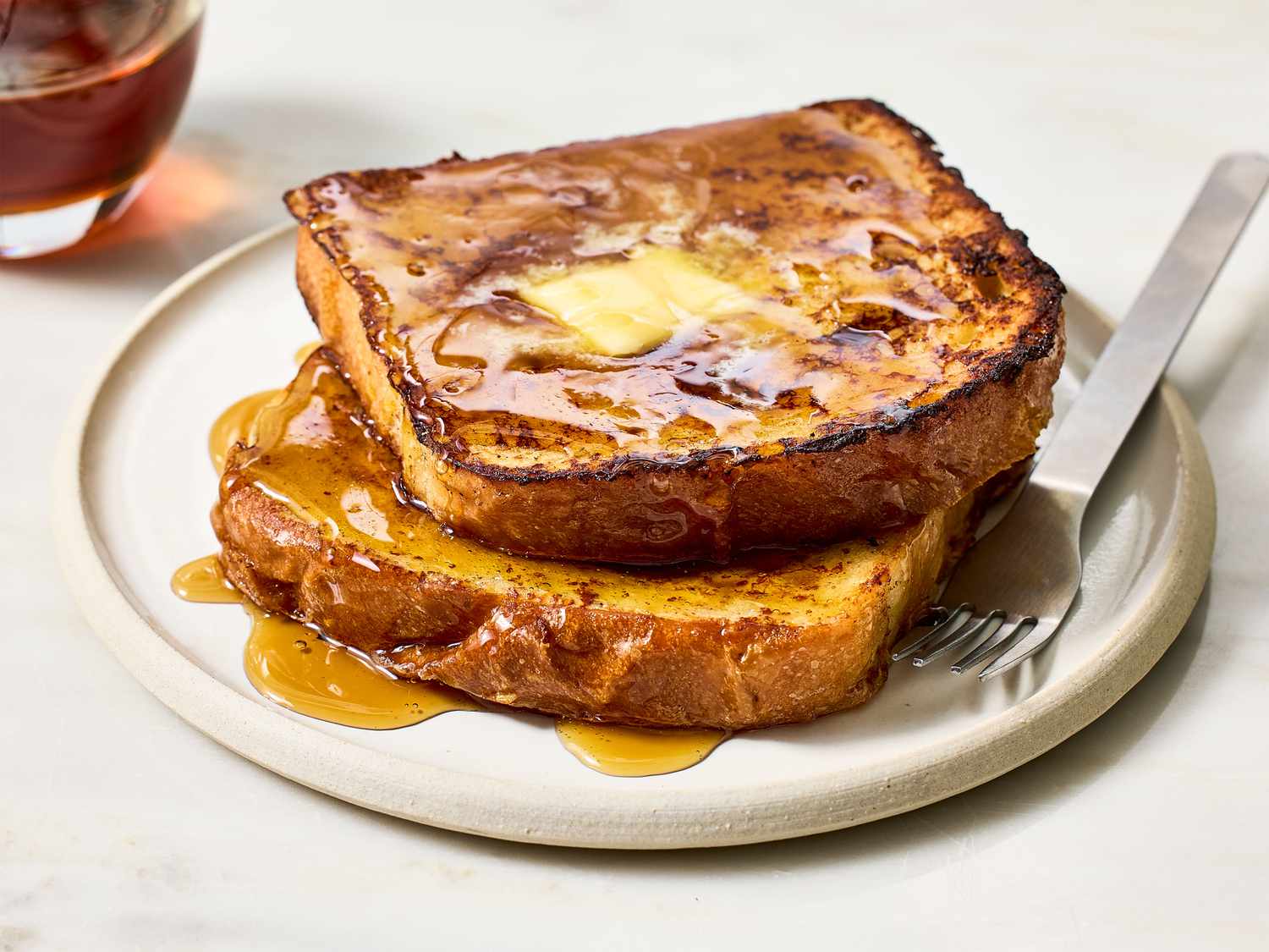 Cinnamon French Toast with Whole Grain Bread and Maple Syrup | Whole Living Eat Well