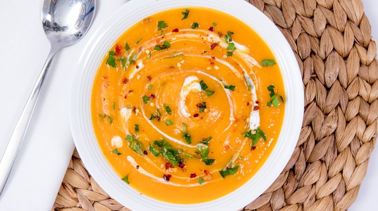 Spiced Butternut Squash Soup