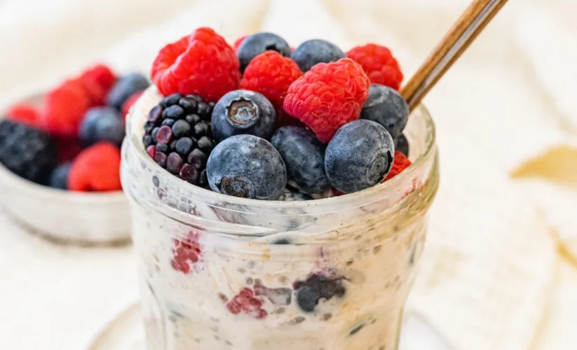 Meal Prep Overnight Oats with Almond Milk and Fresh Fruit | Whole Living Eat Well