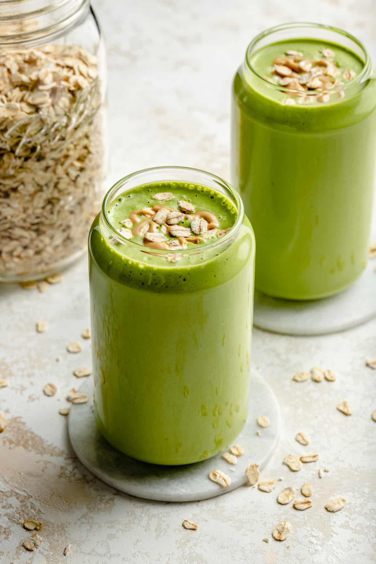 Banana and Spinach Smoothie with Almond Milk | Whole Living Eat Well