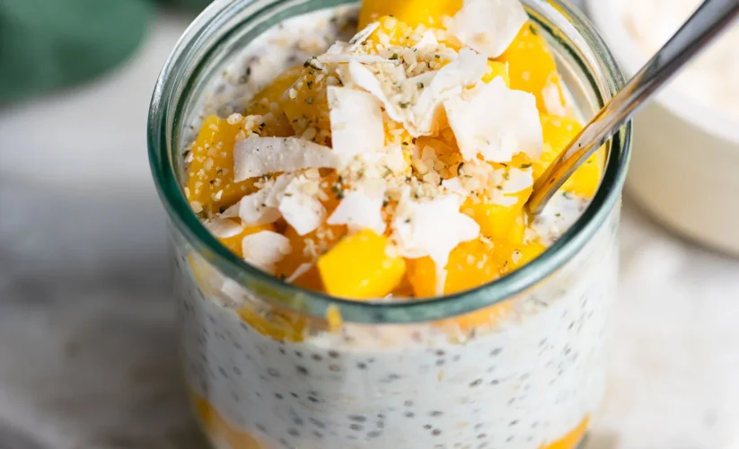 Instant Oatmeal with Coconut Milk, Mango, and Chia Seeds | Whole Living Eat Well