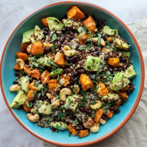 Roasted Sweet Potato and Black Bean Breakfast Bowl | Whole Living Eat Well