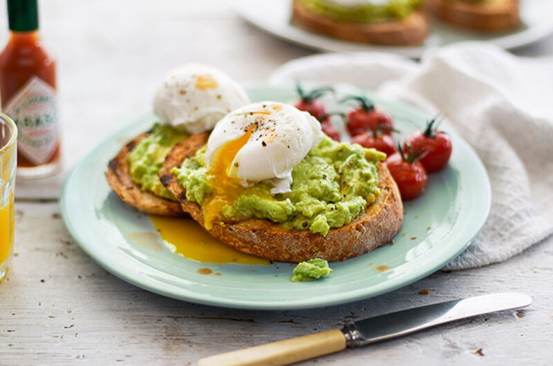 Avocado Toast with Poached Eggs Recipe