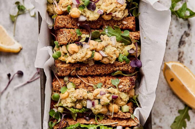 Chickpea and Avocado Sandwich