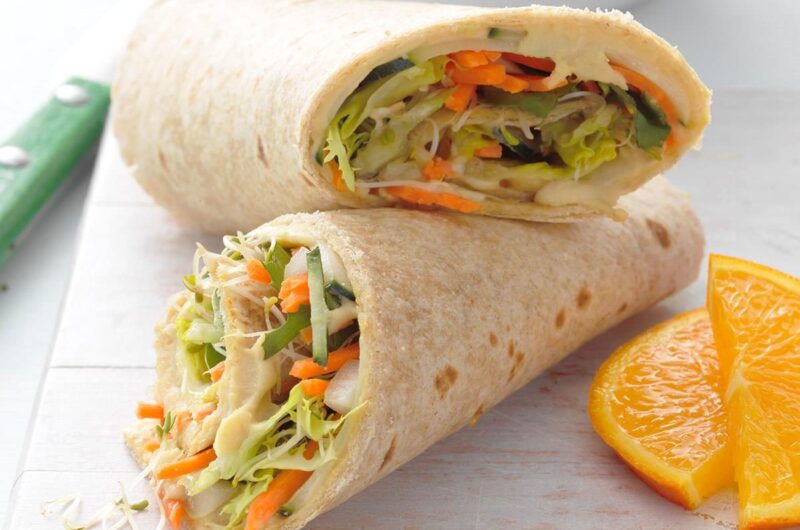 Hummus and Veggie Wrap