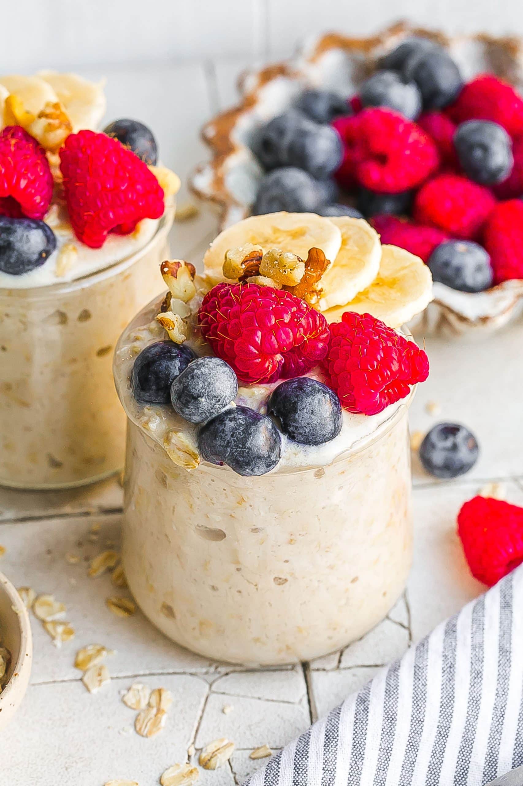 Overnight Oats with Almond Milk and Fresh Fruit | Whole Living Eat Well