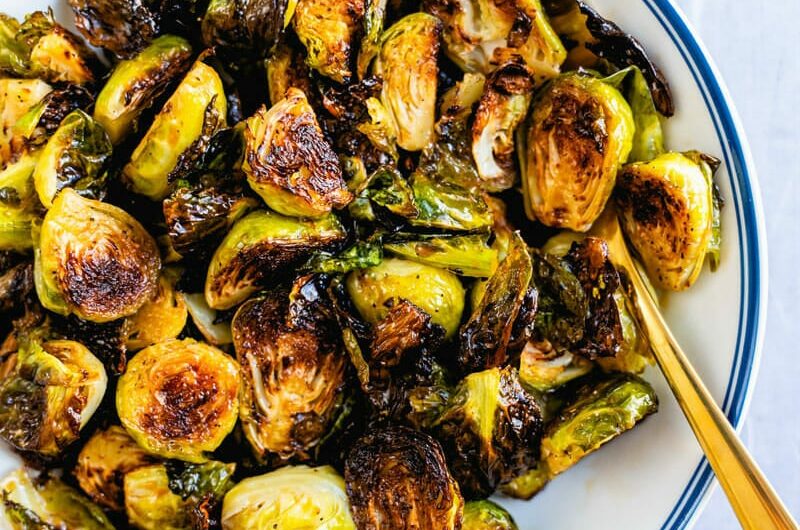 Spicy Roasted Brussels Sprouts