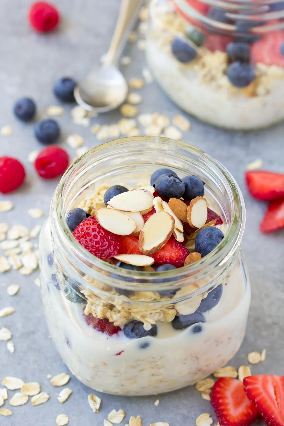 Overnight Oats in a Jar with Almond Milk and Fresh Fruit | Whole Living Eat Well